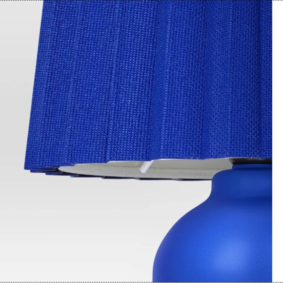 2 pcs Blue Mini Ceramic Lamp Brand New in a Box - Picture 5 of 5